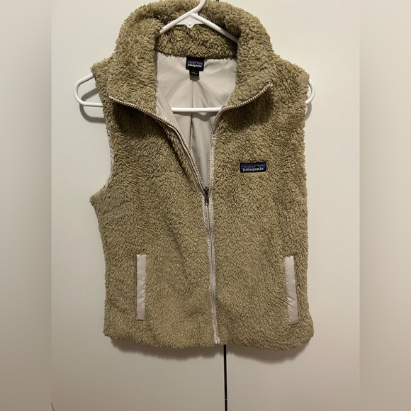 Women’s Patagonia Los Gato tan fleece Sherpa Vest size large - Picture 4 of 13
